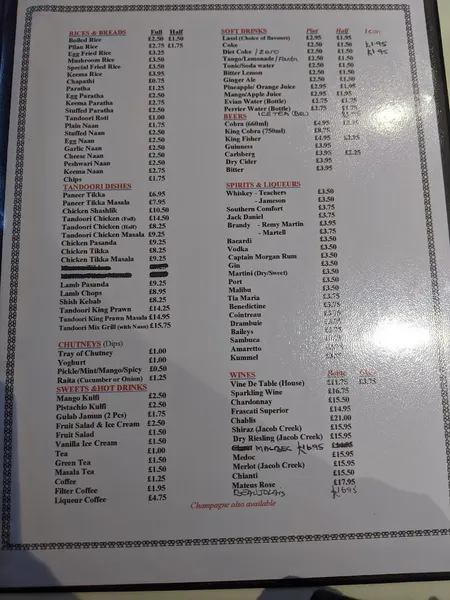 menu 0 of Halal Restaurant