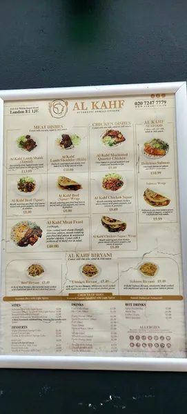 menu 2 of Makkah Grill