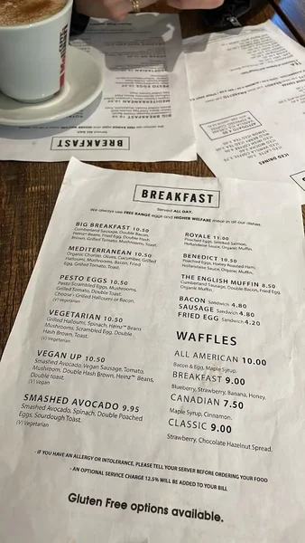 menu 2 of The Green Cafe
