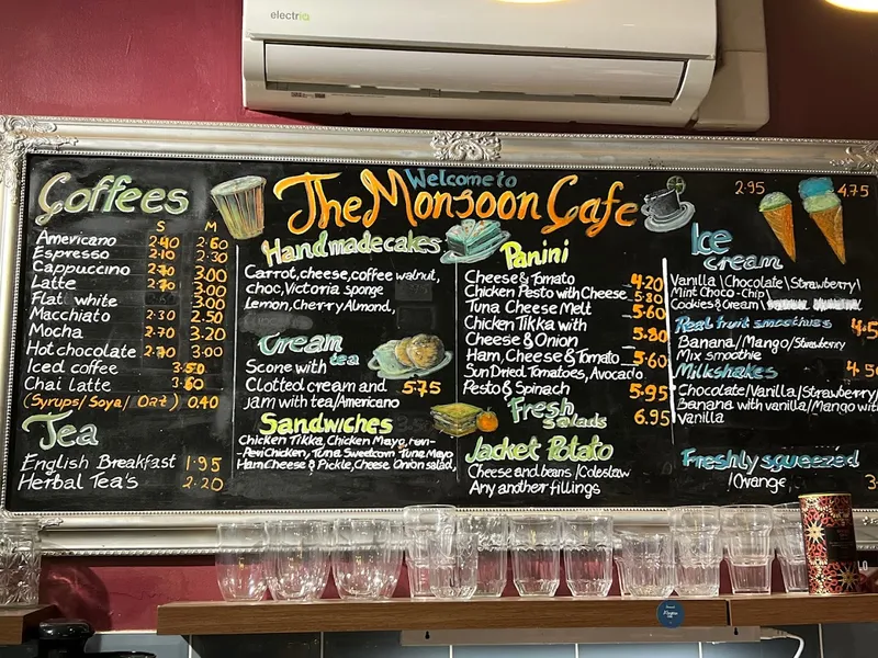 menu 1 of Monsoon Cafe