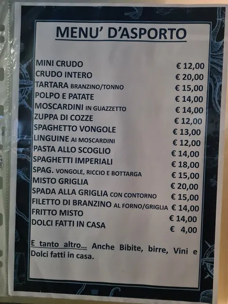 menu 0 of Acqua e Sale 2