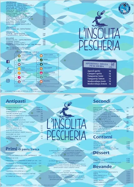 menu 0 of L'Insolita Pescheria