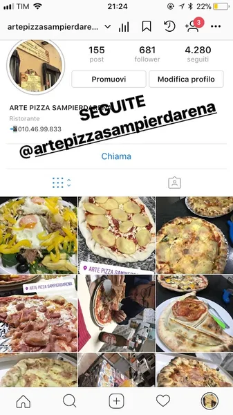 menu 0 of Arte Pizza Sampierdarena