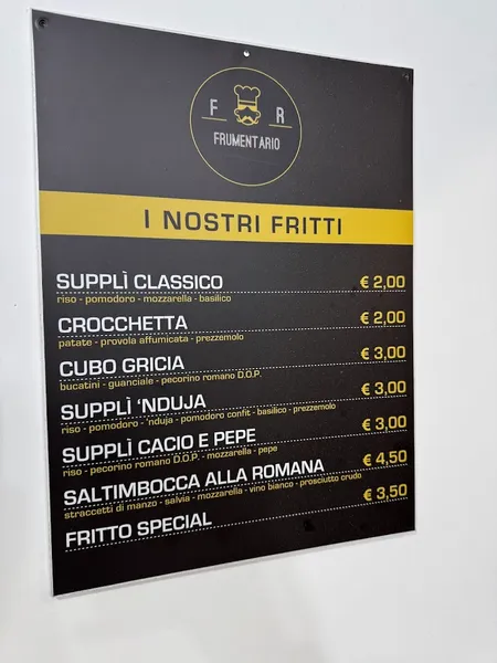 menu 2 of Frumentario