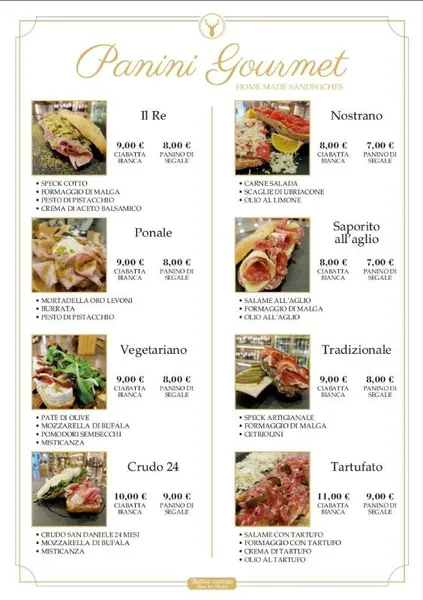 menu 0 of Antica Cantina