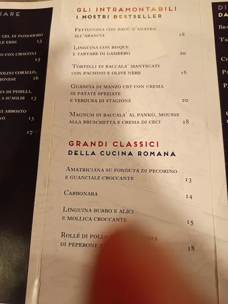 menu 1 of Gli Esploratori