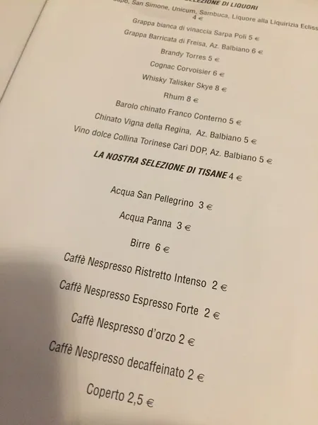 menu 2 of Casa Amélie