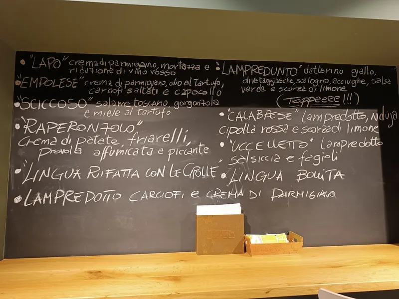 menu 1 of Unto Lampredotteria Gourmet