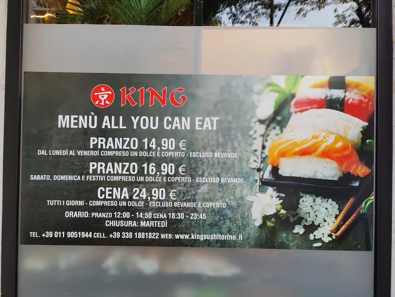 menu 0 of Ristorante Giapponese King Sushi | Torino