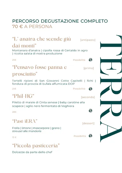 menu 0 of 20 Posti - Ristorante