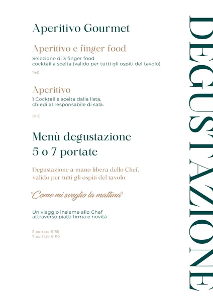 menu 2 of 20 Posti - Ristorante