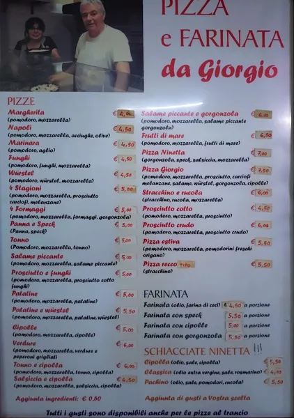 menu 0 of Roggero Giorgio