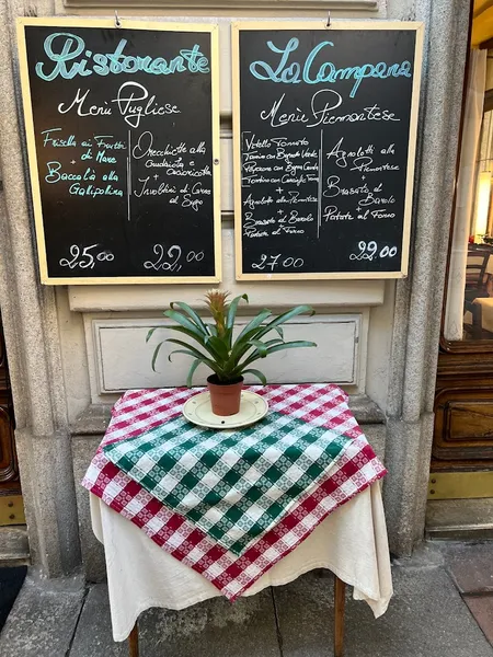 menu 0 of Ristorante La Campana