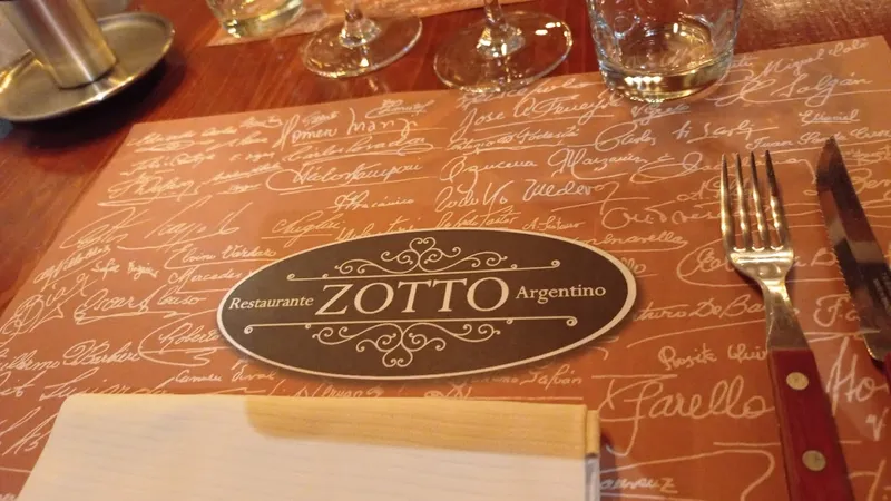 menu 2 of Zotto Ristorante Argentino