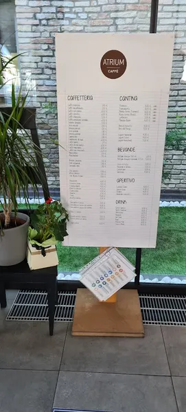 menu 0 of ATRIUM Caffè