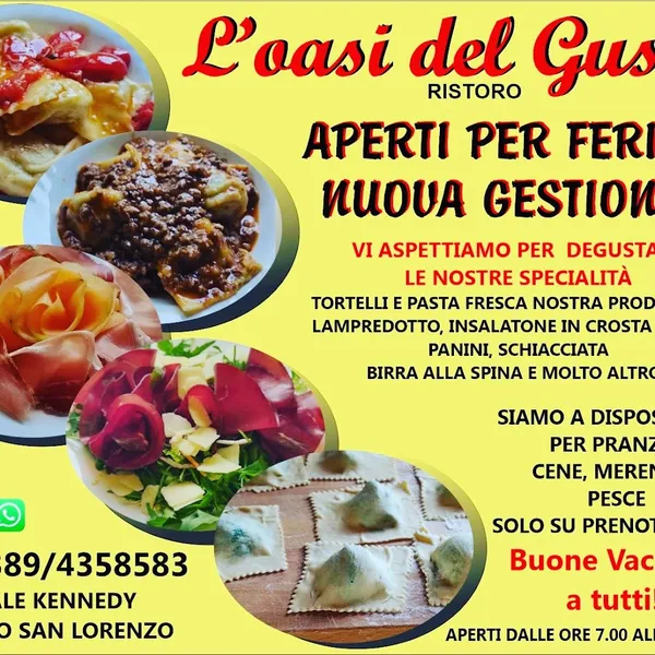 menu 1 of L'Oasi Del Gusto Pucci