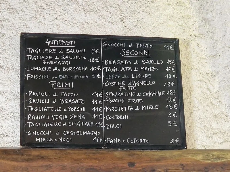 menu 1 of Antica Osteria del Gazzo