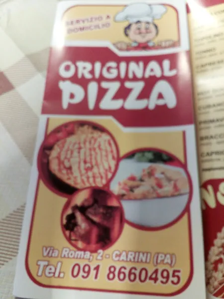 menu 1 of Original Pizza