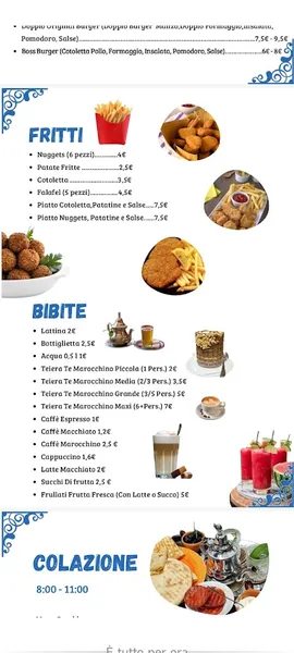 menu 1 of Casablanca