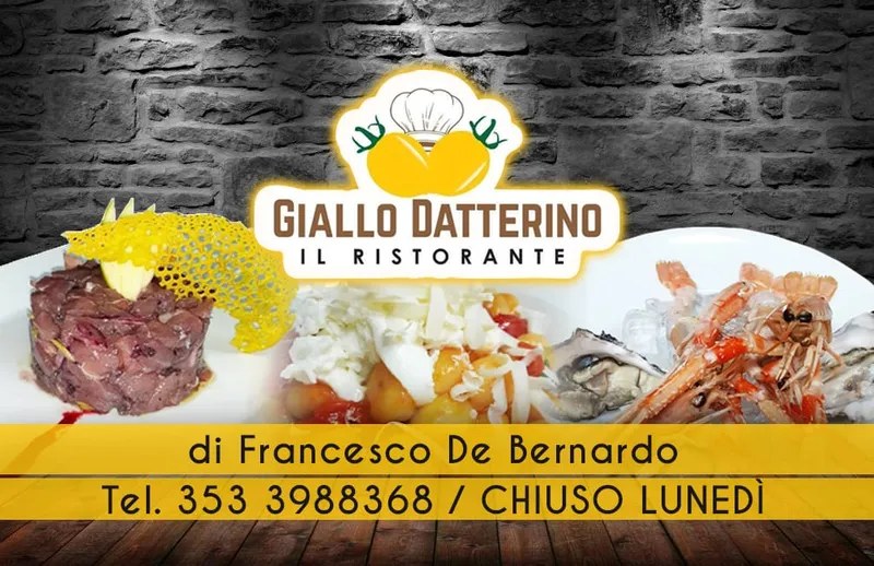 menu 0 of Il Ristorante Giallo Datterino