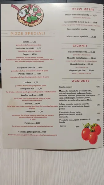 menu 1 of Binario del gusto