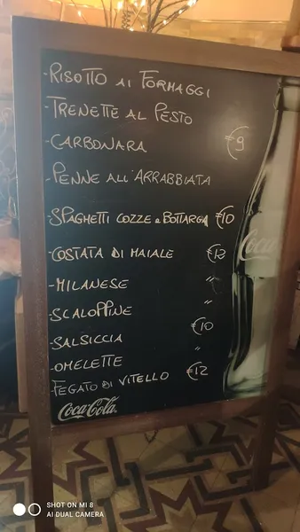 menu 2 of Trattoria La Taverna