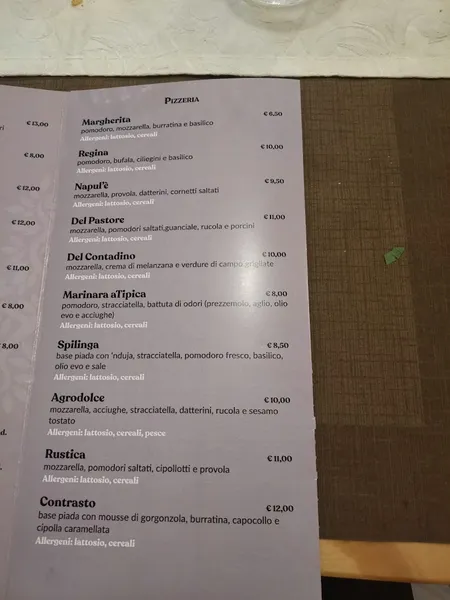 menu 1 of aTipica Trattoria Moderna, Lecce