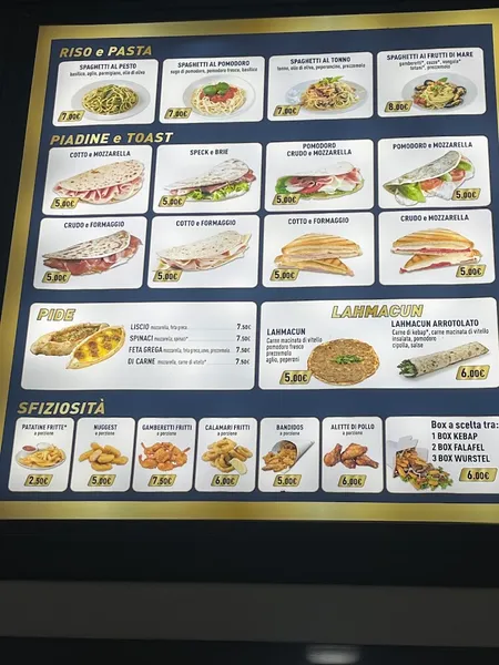 menu 1 of Ristorante Pizzeria Da Babo Torino