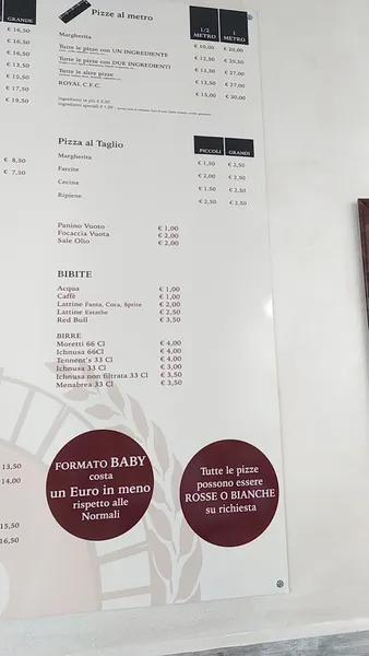 menu 2 of Pizzeria Ci Fa Conca