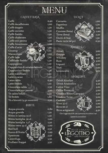 menu 1 of Il Fagottino Dolce o Salato