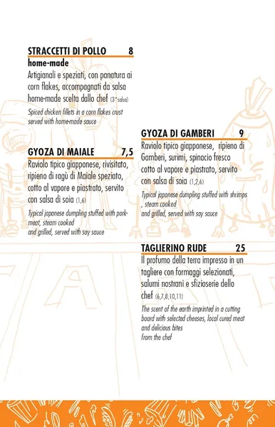 menu 0 of RUDE CLUB TERRACINA