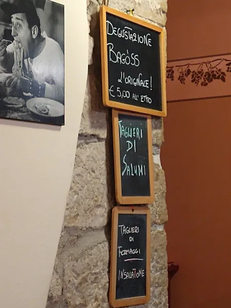 menu 1 of Osteria Dei Boci