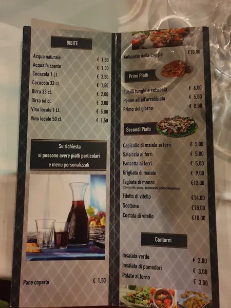 menu 0 of Trattoria "A Loggia"