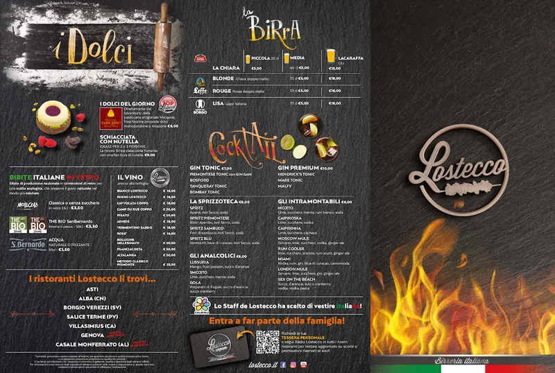 menu 1 of Lostecco Genova