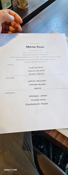 menu 2 of Pizzeria Insubria