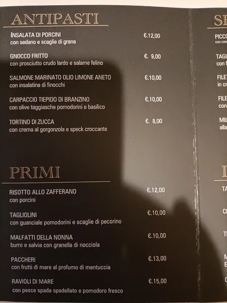 menu 2 of Ristorante Watt