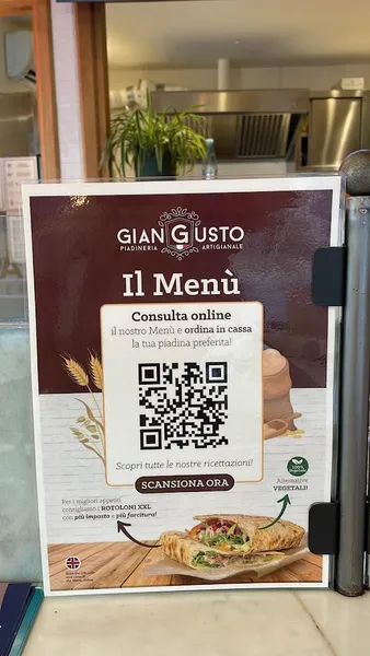 menu 0 of GianGusto