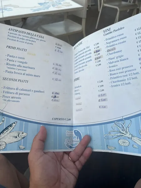 menu 1 of Piccola Trattoria da Zio Mimmo