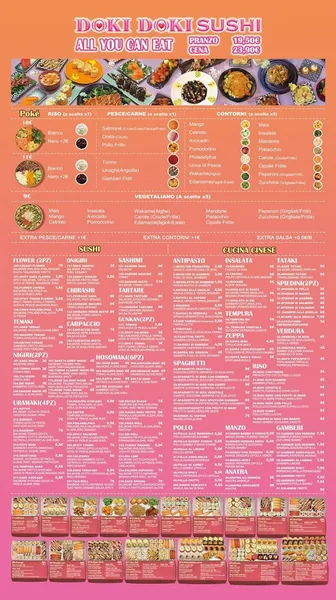 menu 0 of Doki Doki Sushi