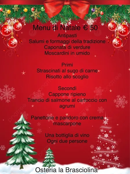 menu 0 of La Braciolina di Lambrate