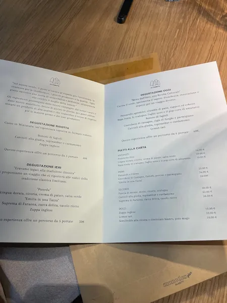 menu 0 of Ristorante Le Loggette