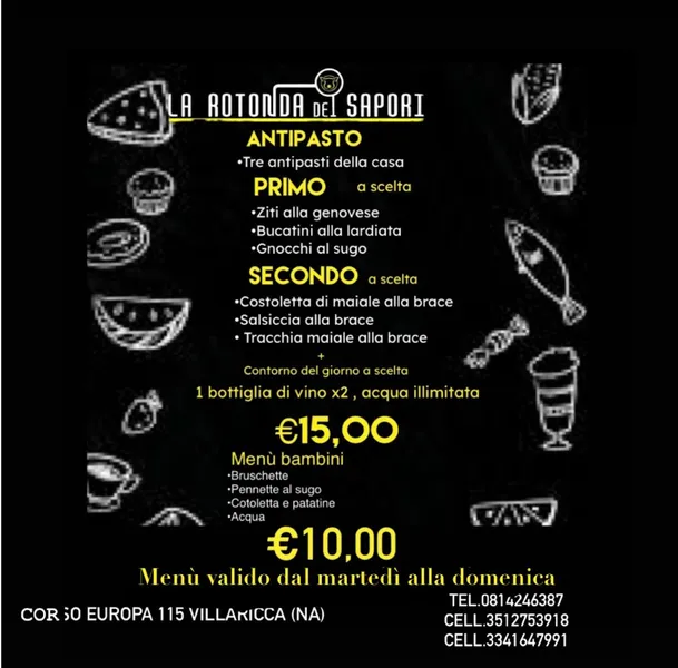 menu 0 of La Rotonda dei Sapori