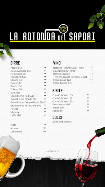 menu 2 of La Rotonda dei Sapori