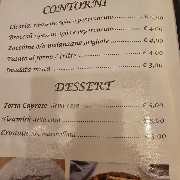 menu 0 of Ristorante L' Arca di Noah Pigneto