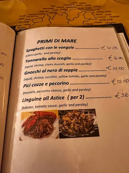 menu 2 of Ristorante L' Arca di Noah Pigneto