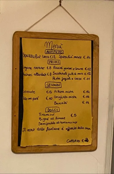 menu 0 of Ristorante Pazza Marea