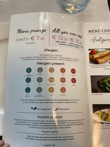 menu 1 of Ristorante dell'Olmo