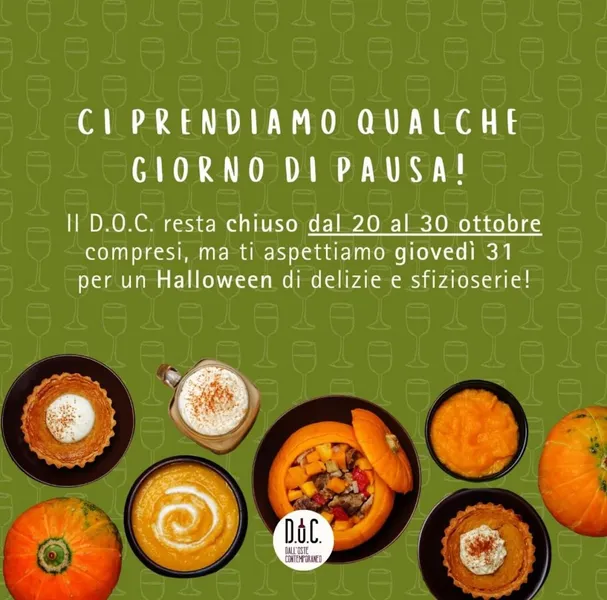 menu 2 of D.O.C. Dall'Oste Contemporaneo Bistrot