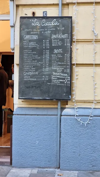 menu 1 of La Coccola Cafè