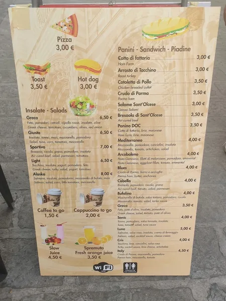 menu 0 of Caffè San Lorenzo